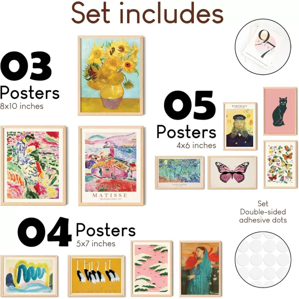 97 Decor Colorful Maximalist Decor  Modern Eclectic Home Decor Aesthetic Colorful Wall Art Prints for Wall Decor Unique Eclectic Decor Gallery Wall Art Funky Decor for Girl Bedroom 8x10 UnframedEclectic