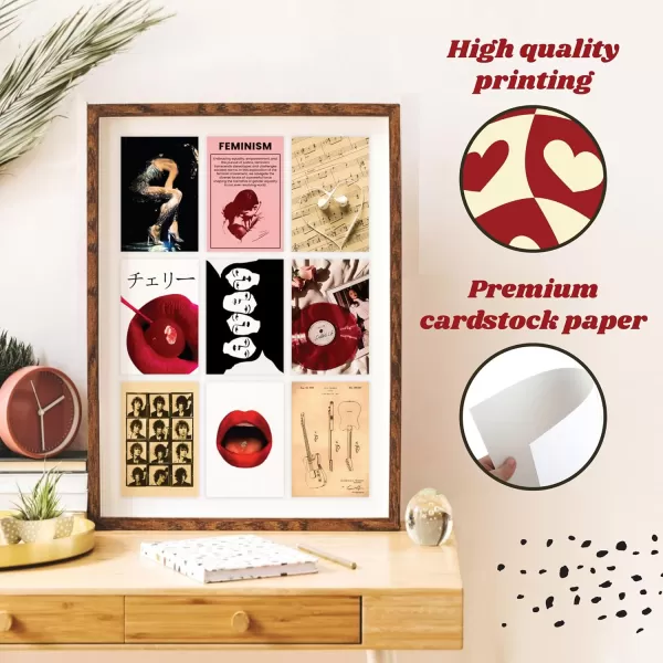 97 Decor Downtown Girl Room Decor Posters  40 Pcs Downtown Girl Aesthetic Wall Collage Kit Retro Y2k Room Decor Dark Red Coquette Art Prints Mini Posters for Teen Girl Dorm Bedroom 4x6Downtown girl