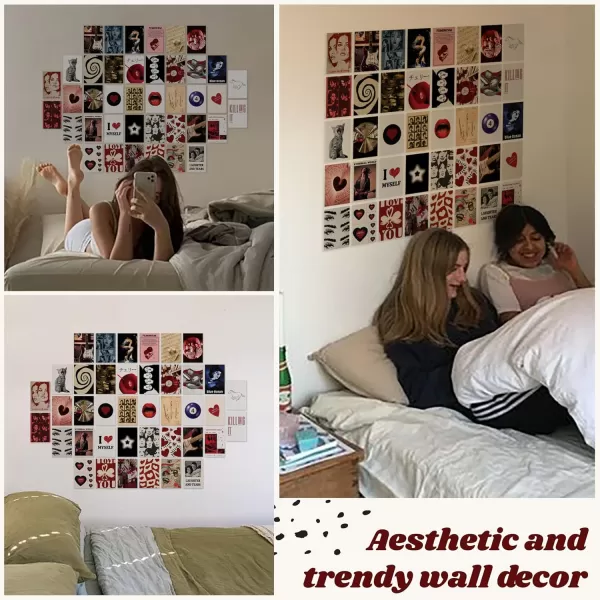 97 Decor Downtown Girl Room Decor Posters  40 Pcs Downtown Girl Aesthetic Wall Collage Kit Retro Y2k Room Decor Dark Red Coquette Art Prints Mini Posters for Teen Girl Dorm Bedroom 4x6Downtown girl