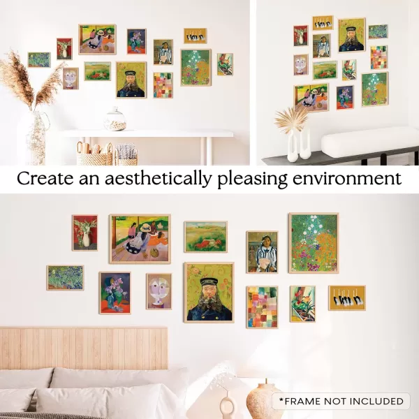 97 Decor Modern Eclectic Home Decor Aesthetic  Eclectic Art Prints Wall Decor Maximalist Decor Funky Posters Girly Gallery Wall Art Set Unique Famous Artist Paintings Colorful Pictures UnframedEclectic Art