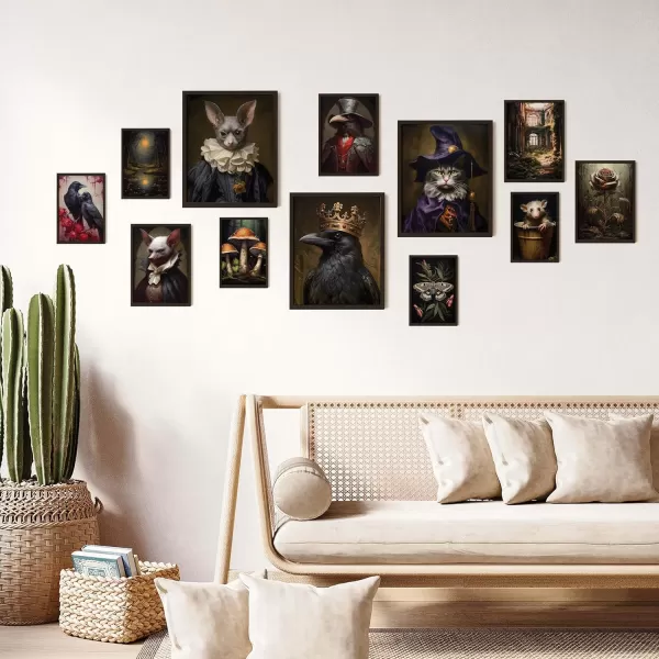 97 Decor Pink Coquette Room Decor Aesthetic  Eclectic Wall Art Vintage Coquette Decor Green and Pink Eclectic Decor Coquette Posters Maximalist Gallery Wall Prints for Home Bedroom UnframedGothic animals
