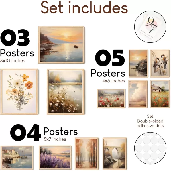 97 Decor Vintage French Country Wall Art  Neutral French Country Decor French Wall Art Prints Modern Farmhouse Posters Italian Countryside Landscape Pictures for Home Bedroom 8x10 UnframedFrench Country