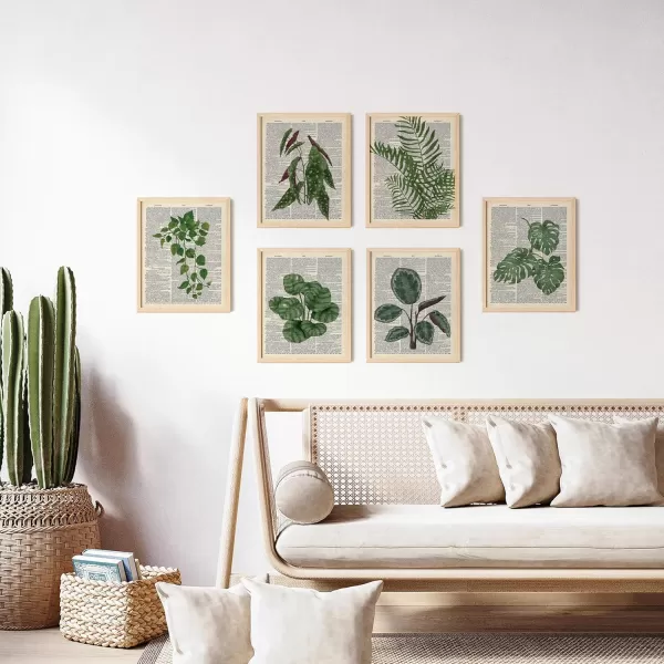 97 Decor Vintage Plant Poster  Plants Vintage Wall Art Prints Green Plant Wall Art Upcycled Dictionary Poster Plant Pictures Botanical Book Pages Wall Decor for Home Bedroom 8x10 UnframedPlant Themed dictionary