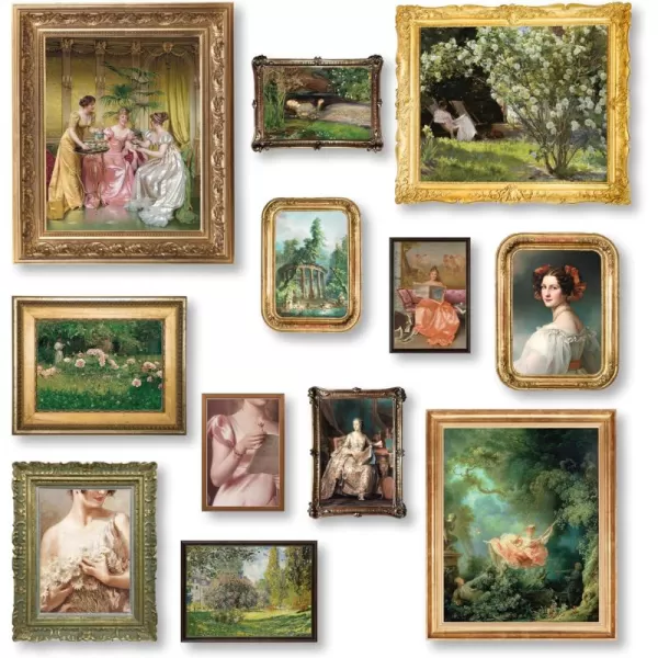 97 Decor Modern Eclectic Home Decor Aesthetic  Eclectic Art Prints Wall Decor Maximalist Decor Funky Posters Girly Gallery Wall Art Set Unique Famous Artist Paintings Colorful Pictures UnframedVintage Victorian