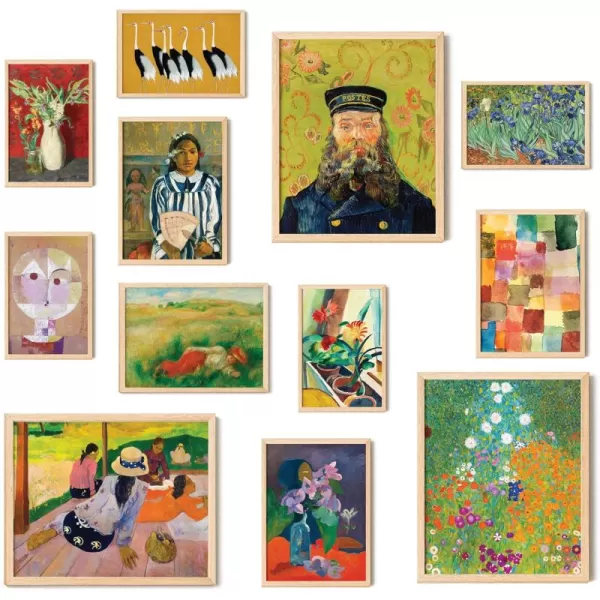 97 Decor Modern Eclectic Home Decor Aesthetic  Eclectic Art Prints Wall Decor Maximalist Decor Funky Posters Girly Gallery Wall Art Set Unique Famous Artist Paintings Colorful Pictures UnframedEclectic Art