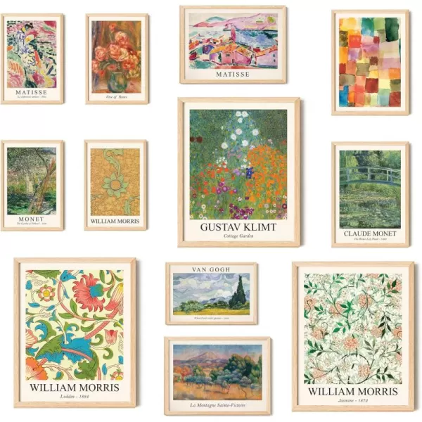 97 Decor Vintage Eclectic Wall Art Prints  Colorful Eclectic Wall Decor Maximalist Decor Aesthetic Pictures Famous Artist Paintings Gallery Wall Prints Art Posters for Dorm Bedroom UnframedEclectic Flower