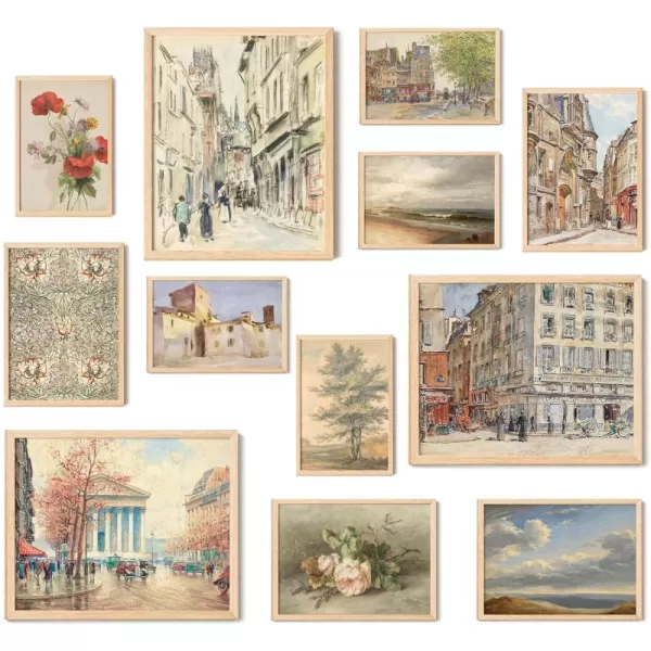 97 Decor Vintage Eclectic Wall Art Prints  Colorful Eclectic Wall Decor Maximalist Decor Aesthetic Pictures Famous Artist Paintings Gallery Wall Prints Art Posters for Dorm Bedroom UnframedFrench Country
