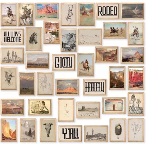 97 Decor Vintage Posters for Room Aesthetic  35pcs Vintage Art Wall Collage Kit Cottage Core Room Decor Earthy Forest Animal Wall Art Prints Cottagecore Posters Nature Decor for Bedroom 4quotx6quotWestern