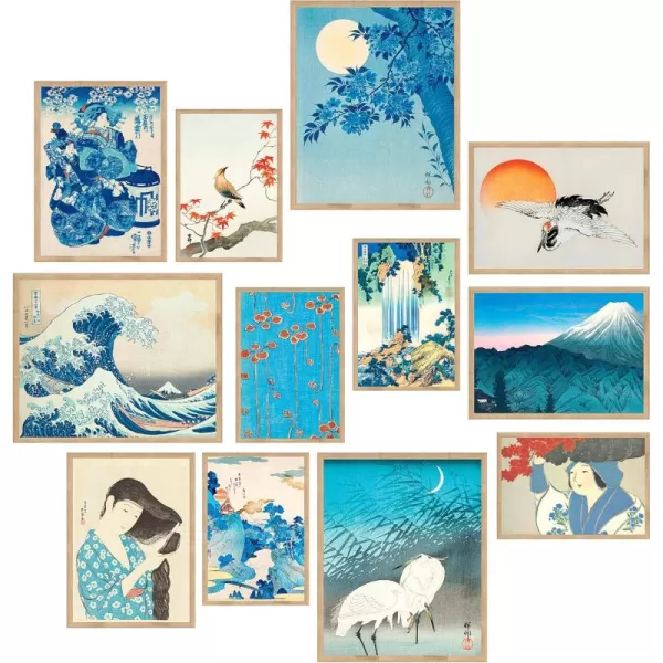 97 Decor Vintage Wall Art Decor  Vintage Posters For Room Aesthetic Moody Art Vintage Painting Antique Pictures French Country Botanical Floral Gallery Wall Prints Set For Home Bedroom unframedJapanese