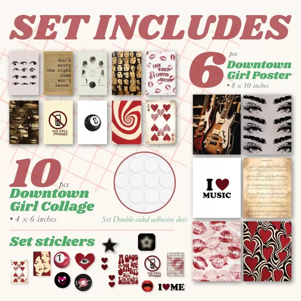 97 Decor Preppy Room Decor Aesthetic for Teen Girls  Cute Preppy Posters for Bedroom Preppy Wall Art Beachy Pictures Summer Preppy Room Stuff Travel Prints for College Dorm 8x10 UnframedDowntown Girl