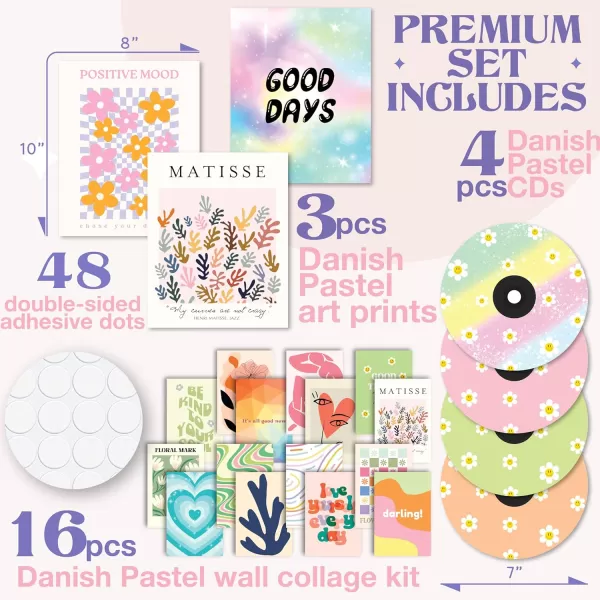 97 Decor Preppy Room Decor Aesthetic for Teen Girls  Cute Preppy Posters for Bedroom Preppy Wall Art Beachy Pictures Summer Preppy Room Stuff Travel Prints for College Dorm 8x10 UnframedDanish Pastel CD