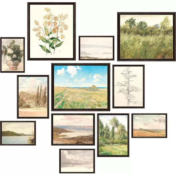 97 Decor Vintage Posters for Room Aesthetic  Vintage Wall Art Prints Decor French Country Decor Farmhouse Eclectic Home Boho Cottagecore Bedroom Kitchen Bathroom Gallery Flower Pictures UNFRAMED