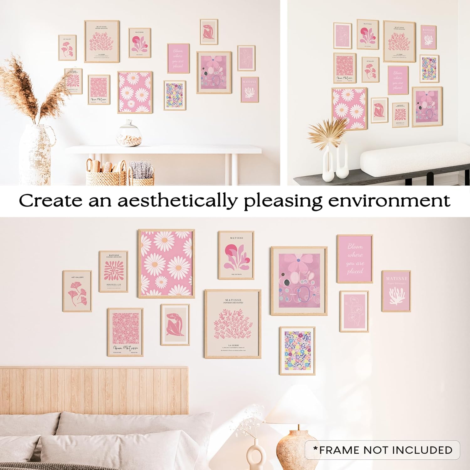 97 Decor Fairy Room Decor Aesthetic Pictures  Vintage Fairycore Decor Fairy Wall Art Print Cottagecore Wall Decor Cozy Goblincore Poster for Home Bedroom Decoration 8x10 UnframedPink