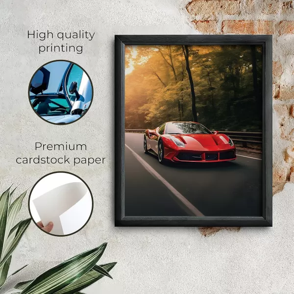97 DECOR Super Car Posters for Boys Room  Modern Car Wall Art Prints Sport Car Poster for Men Racing Car Room Decor for Teen Boys Bedroom Cool Supercars Artwork Pictures Decoration 8x10 UNFRAMED