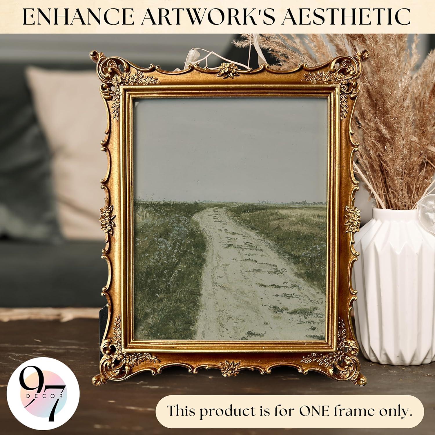 image97 Decor 5x7 Oval Picture Frame  Vintage 5x7 Picture Frame Gold Rustic 5 x 7 Gold Frames 5 By 7 Ornate Photo Frames For Tabletop And Wall HangingRoyal Rectangle