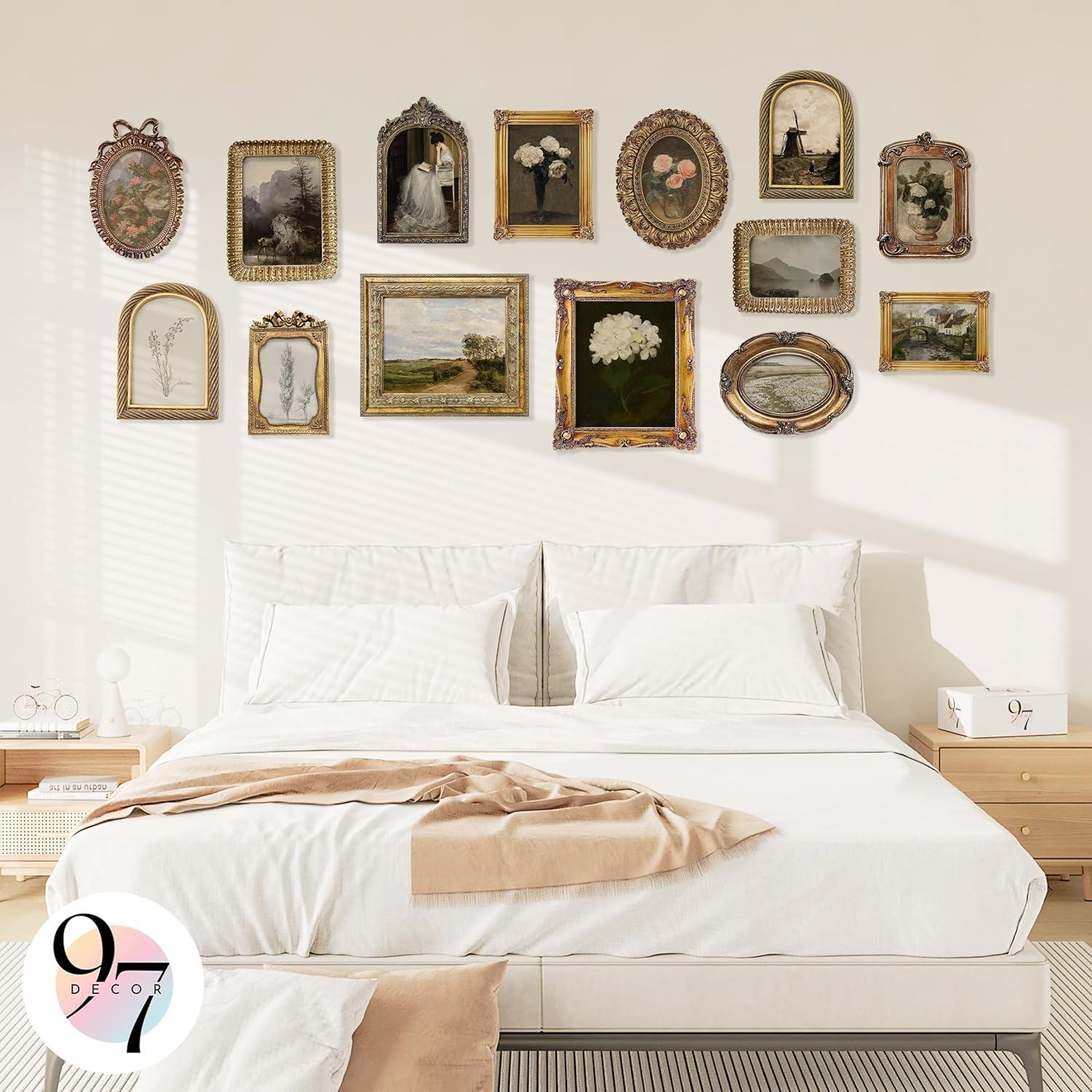 image97 Decor 5x7 Vintage Picture Frame  5x7 Picture Frames Antique Ornate Gold Frame 5 x 7 Small 5 x 7 Picture Frames Wall Hanging For Home DecorBronze Ornate