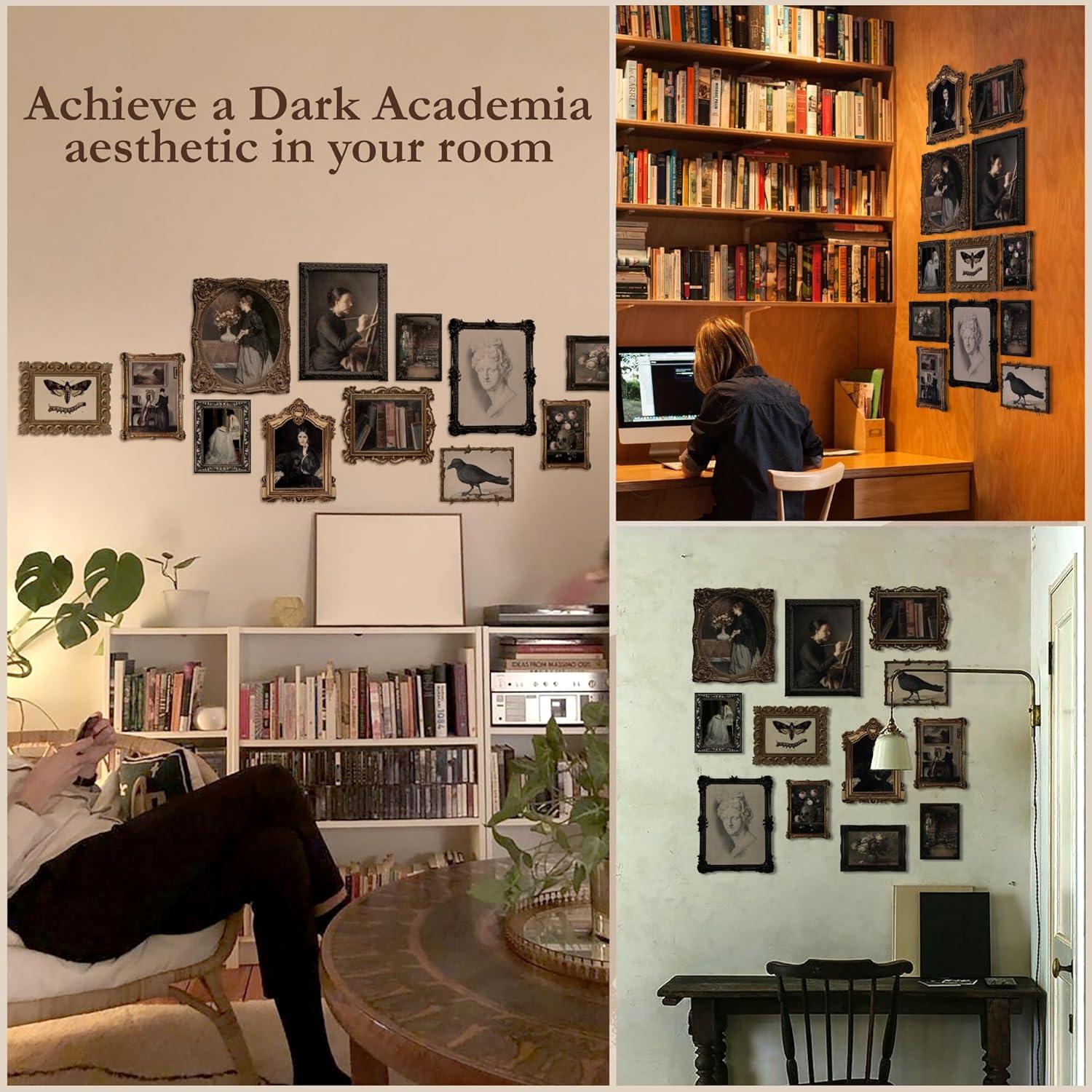 image97 Decor Dark Academia Decor  Antique Victorian Wall Decor Dark Victorian Pictures for Wall Moody Vintage Ladies Portrait Poster Print for Bedroom Decorations 8x10 Unframed