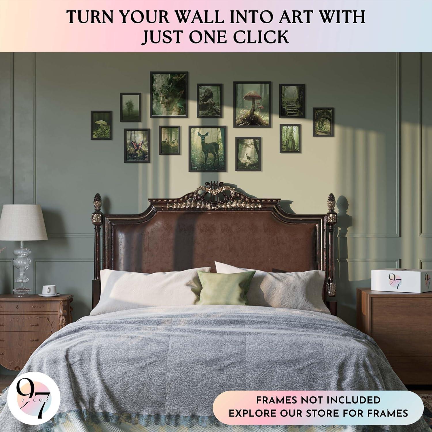 image97 Decor Goblincore Room Decor  Goblin Core Posters For Room Aesthetic Pictures Cottage Core Wall Art Prints Earthy Mushroom Collage Fantasy Nature Decorations For Bedroom Dorm UnframedGoblincore Gx8x10
