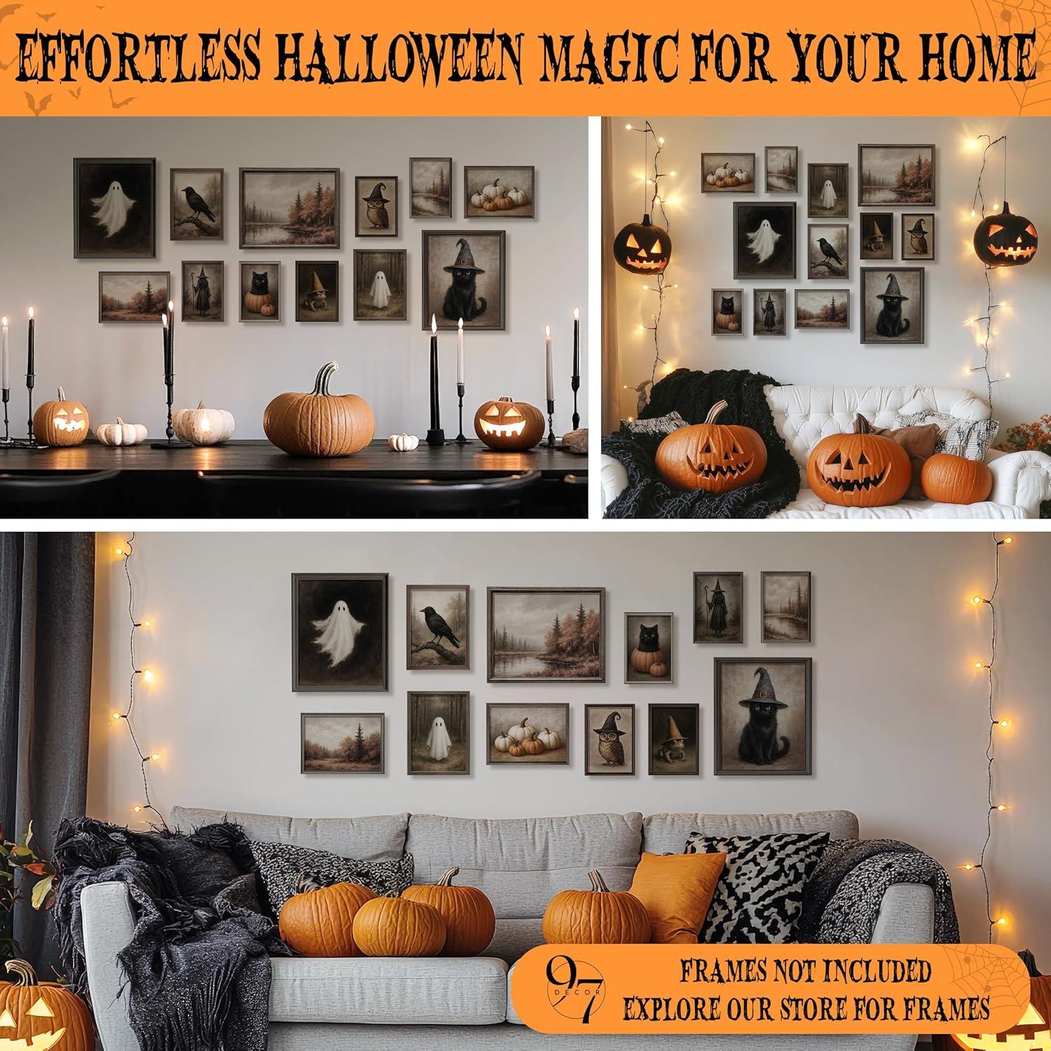 image97 Decor Halloween Bathroom Decor  Vintage Ghost Wall Art Prints Gothic Bathroom Wall Art Posters For Room Aesthetic Spooky Ghost Pictures Cute Halloween Decorations Indoor For Home unframedHalloween