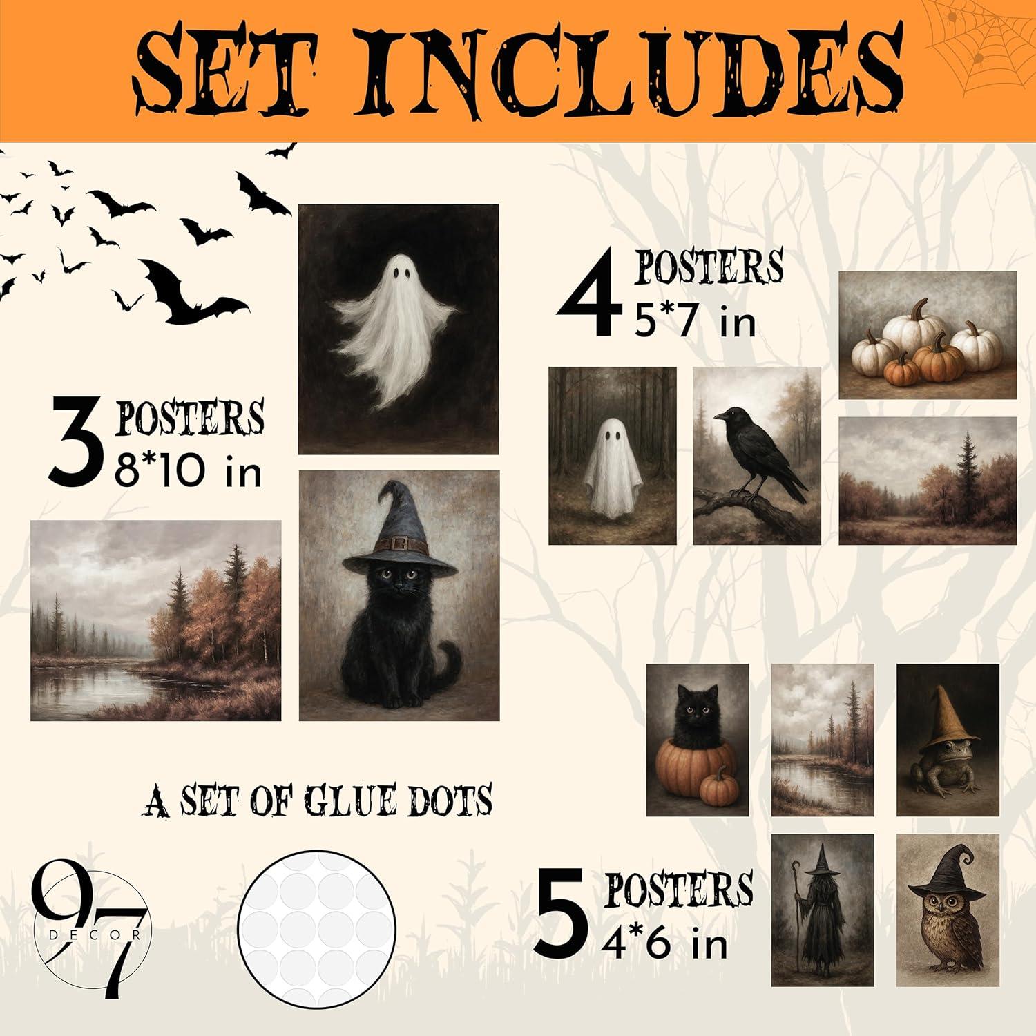 image97 Decor Halloween Bathroom Decor  Vintage Ghost Wall Art Prints Gothic Bathroom Wall Art Posters For Room Aesthetic Spooky Ghost Pictures Cute Halloween Decorations Indoor For Home unframedHalloween