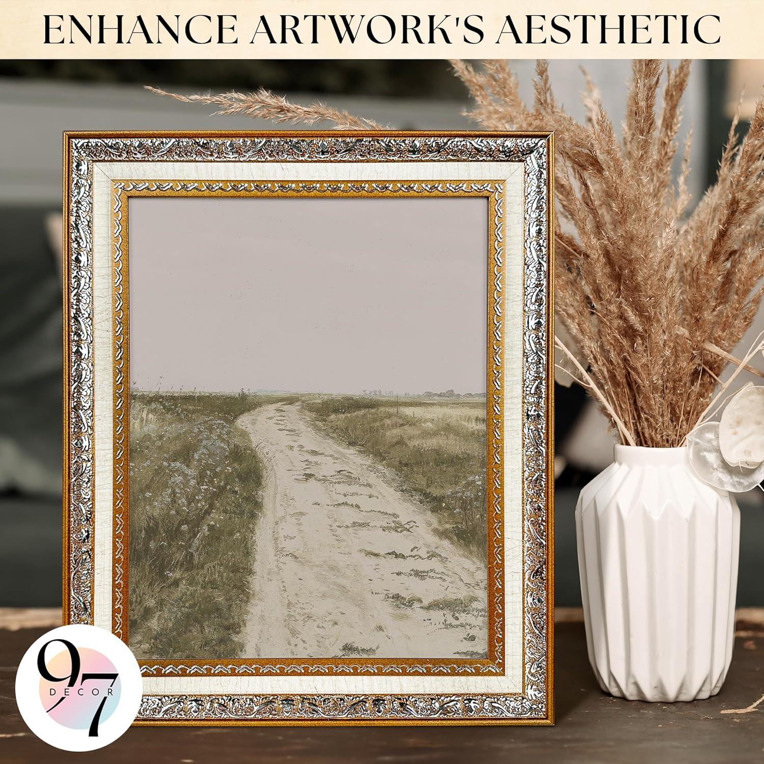 image97 Decor Vintage Gold Picture Frames 5x7  Fancy Gold Vintage Picture Frames 5x7 Cute Golden Ornate Frame 5 X 7 Decorative Antique Frame 5 By 7 For Tabletop And Wall Hanging Antique Wall DecorSilver Old Gold