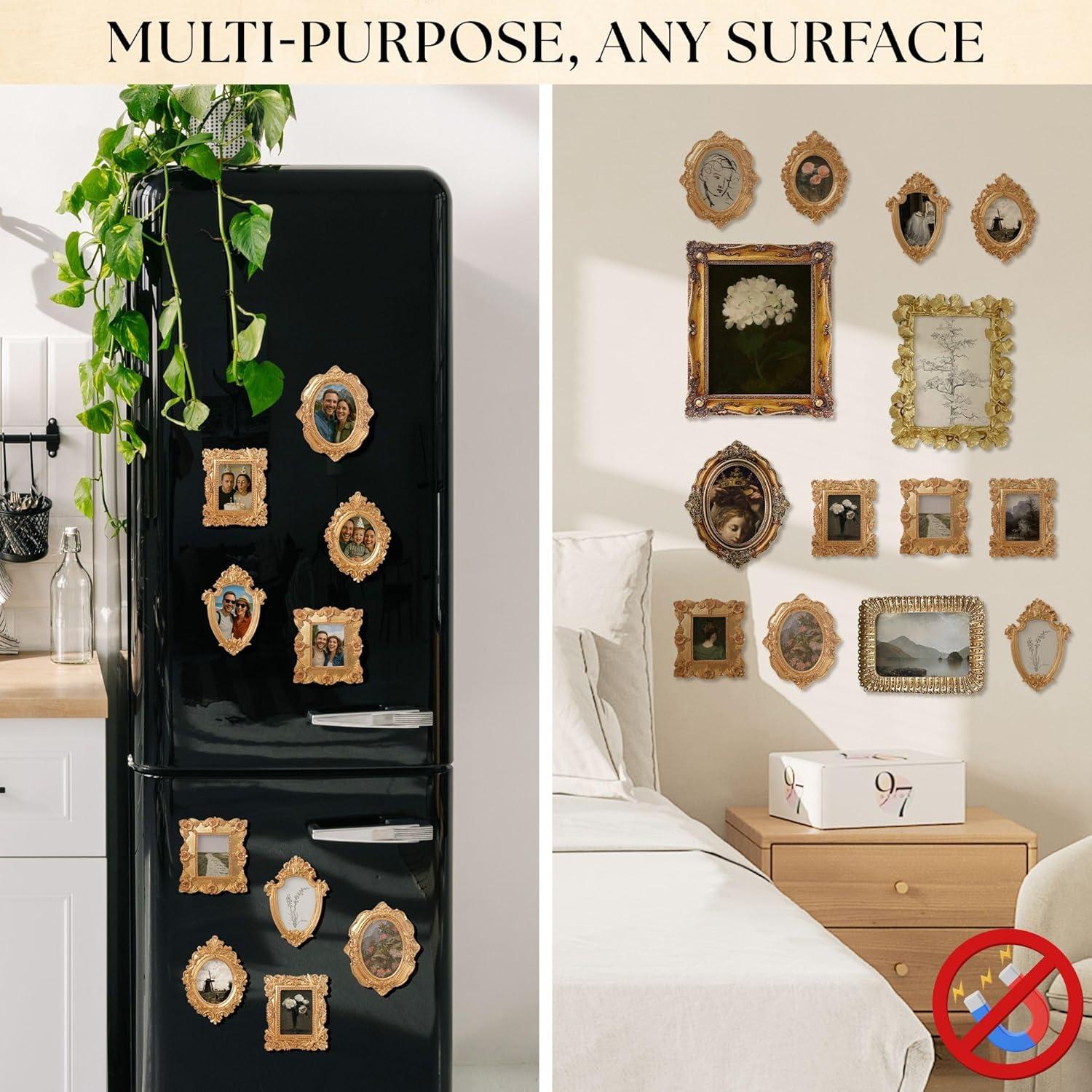 image97 Decor Vintage Gold Picture Frames 5x7  Fancy Gold Vintage Picture Frames 5x7 Cute Golden Ornate Frame 5 X 7 Decorative Antique Frame 5 By 7 For Tabletop And Wall Hanging Antique Wall Decor10 PCS