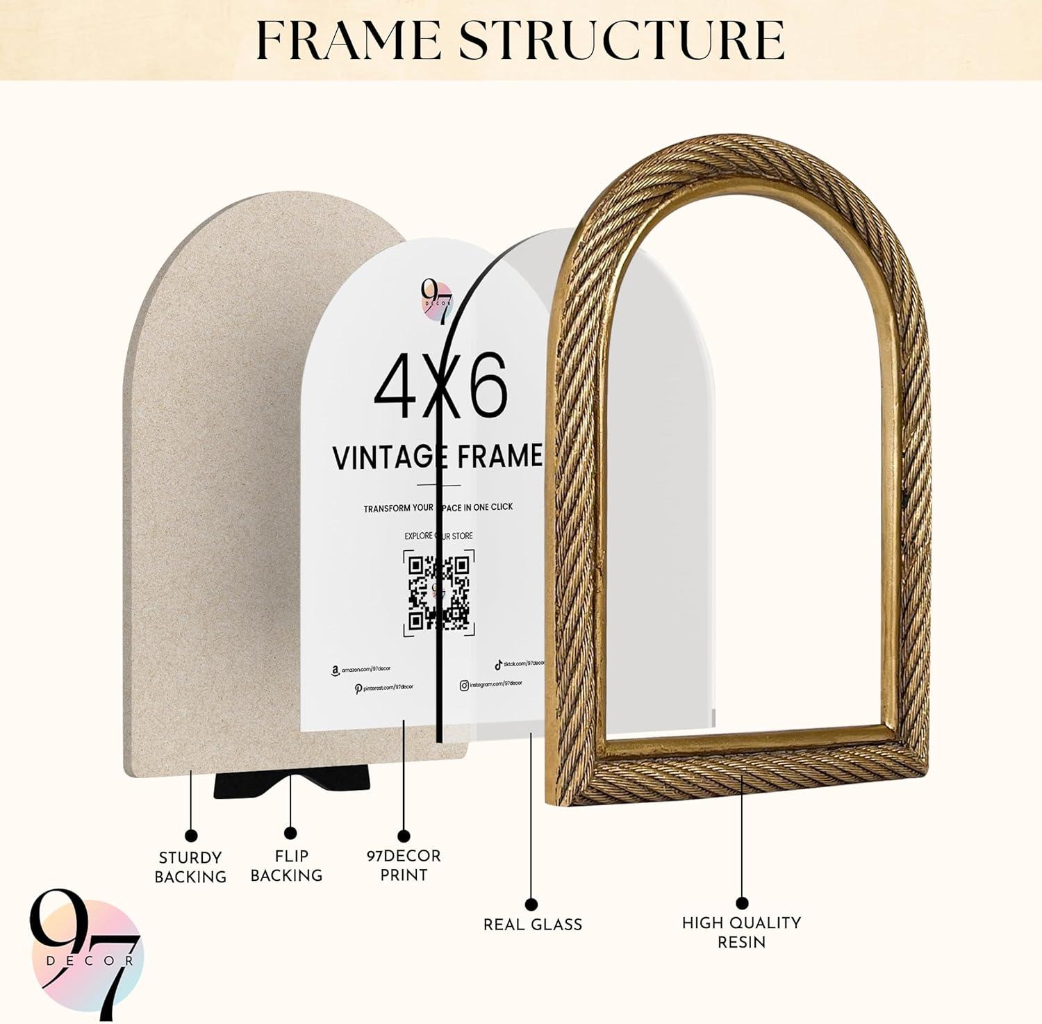 image97 Decor Vintage Gold Picture Frames 5x7  Fancy Gold Vintage Picture Frames 5x7 Cute Golden Ornate Frame 5 X 7 Decorative Antique Frame 5 By 7 For Tabletop And Wall Hanging Antique Wall DecorAntique Arch