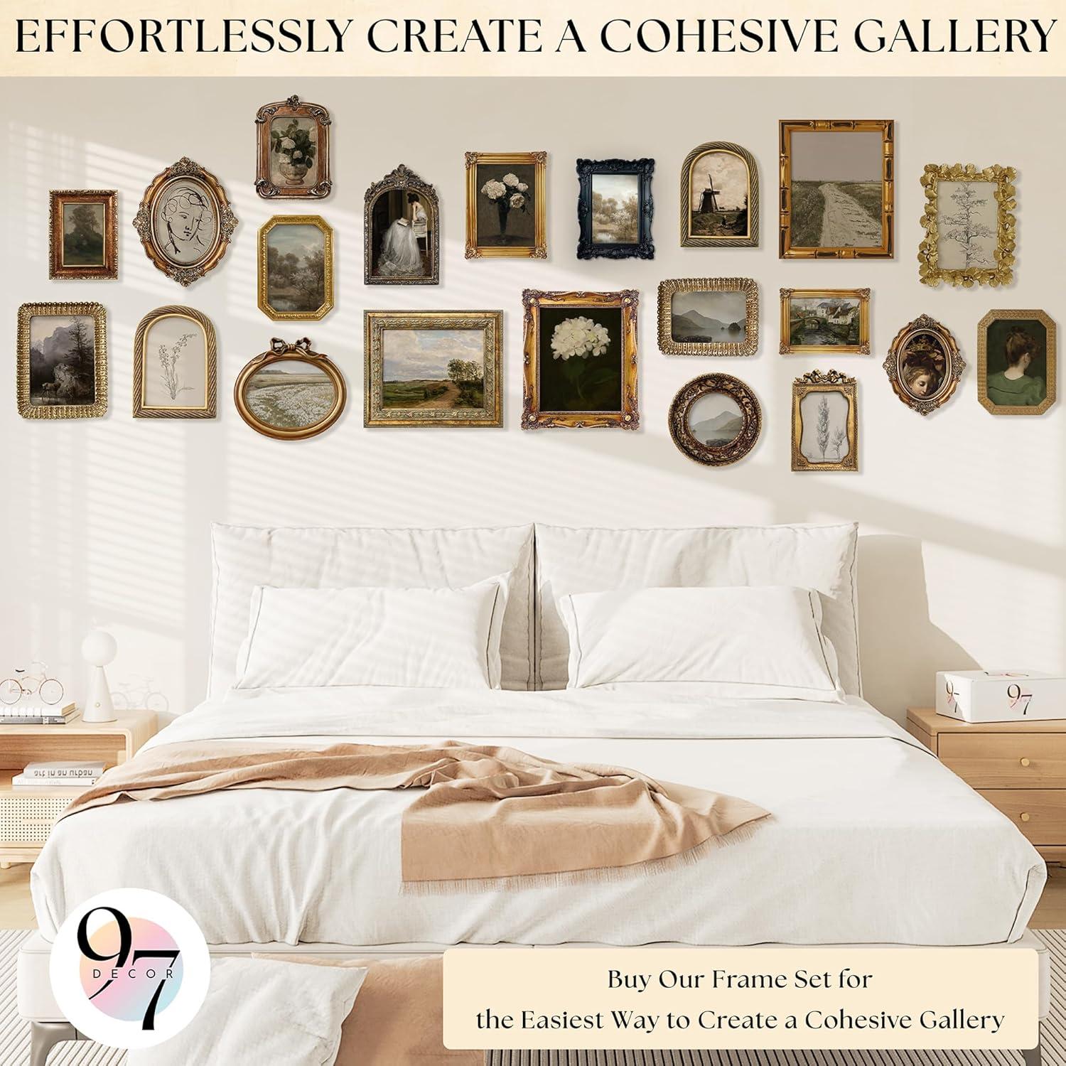 image97 Decor Vintage Picture Frames 5x7  Gold 5x7 Picture Frame Vintage Style Ornate 5 x 7 Frames for Pictures Antique 5 By 7 Frame For Tabletop And Wall Hanging Antique Wall DecorBlack Vintage