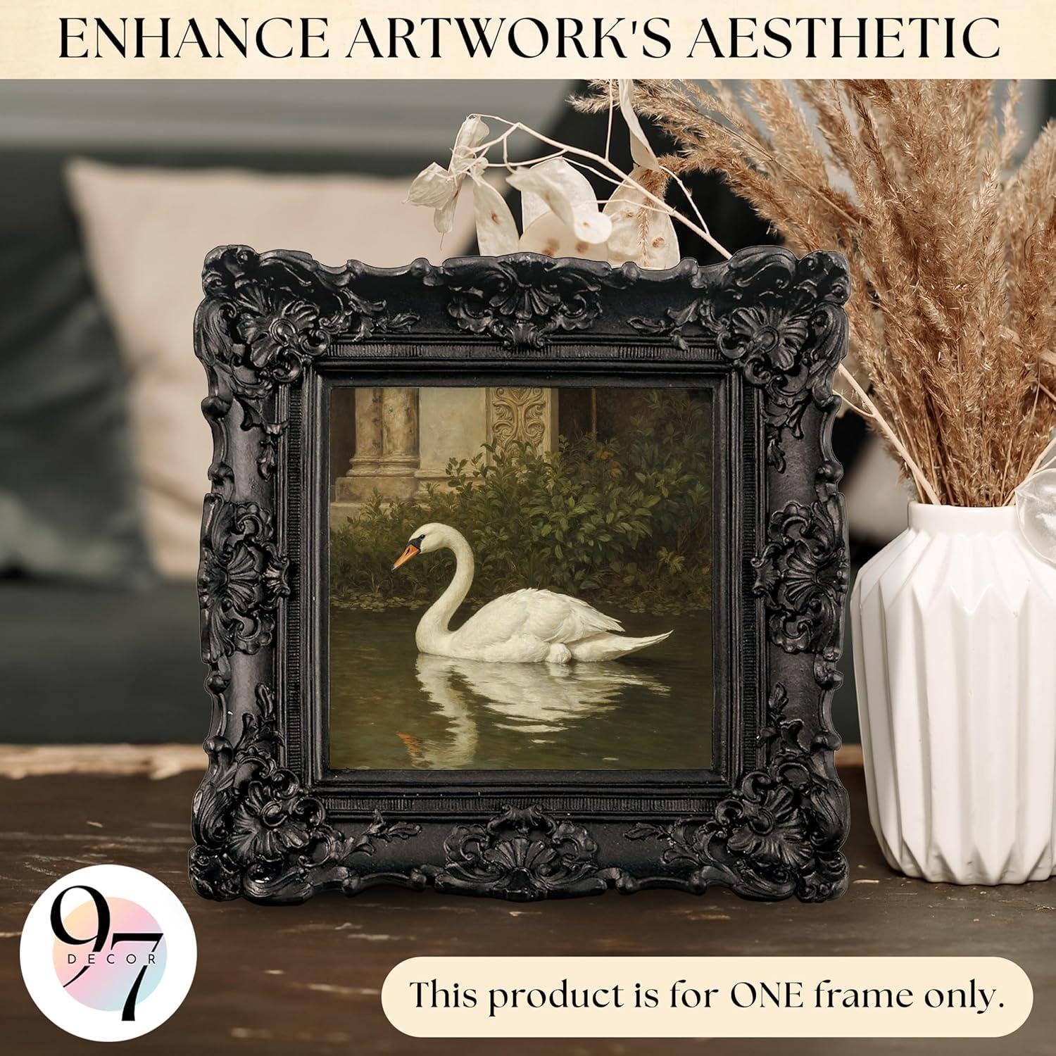 image97 Decor Vintage Picture Frames 5x7  Gold 5x7 Picture Frame Vintage Style Ornate 5 x 7 Frames for Pictures Antique 5 By 7 Frame For Tabletop And Wall Hanging Antique Wall DecorBlack Vintage