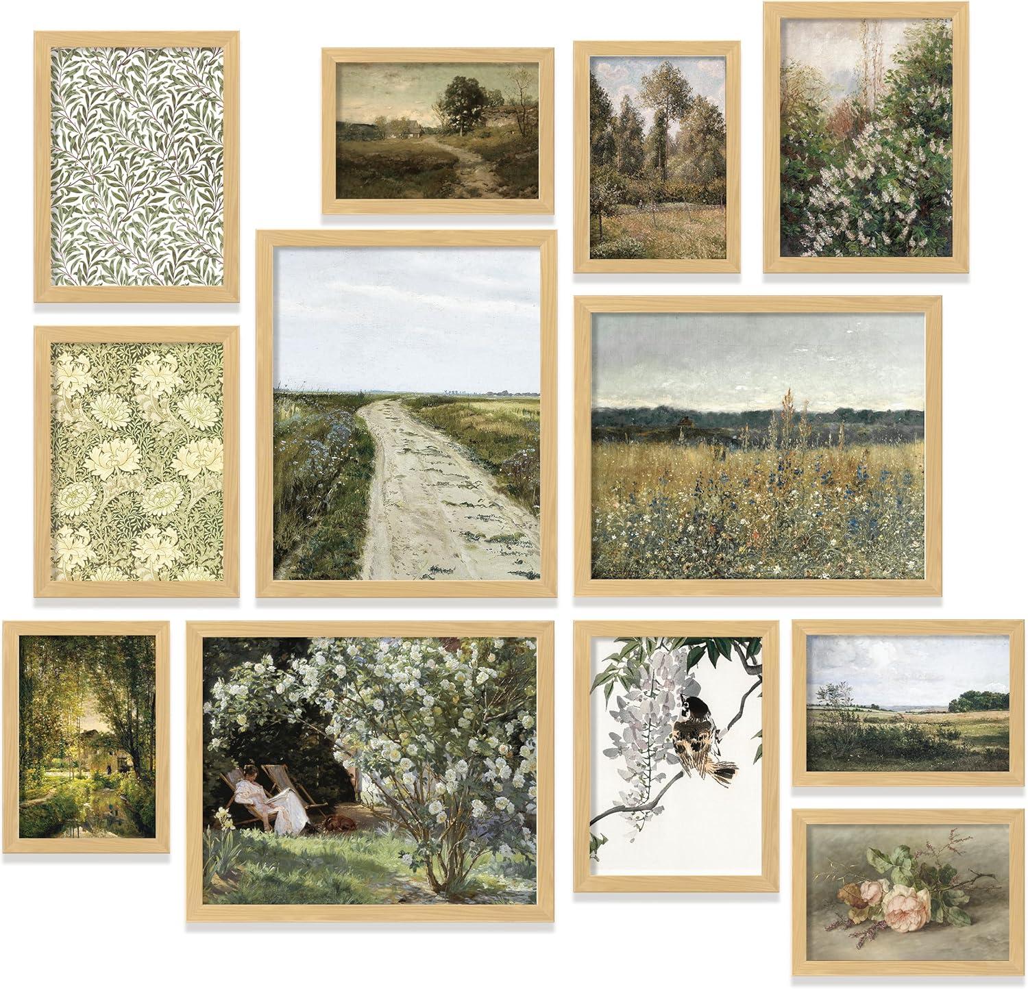 image97 Decor Vintage Wall Art Prints  Vintage Prints for Wall Decor Countryside Landscape Painting Spring Pictures Farmhouse Poster French Country Gallery Wall Art 8x10 UnframedFrench Country Landscape Gx8x10