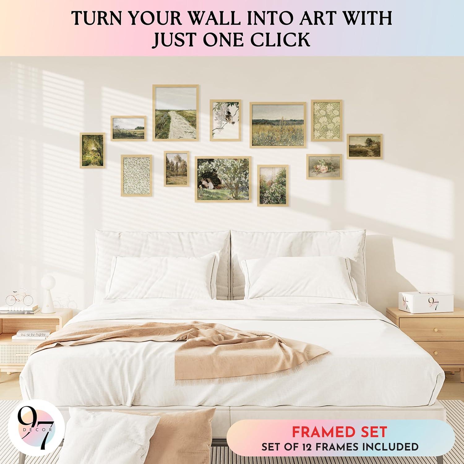 image97 Decor Vintage Wall Art Prints  Vintage Prints for Wall Decor Countryside Landscape Painting Spring Pictures Farmhouse Poster French Country Gallery Wall Art 8x10 UnframedFrench Country Landscape Gx8x10