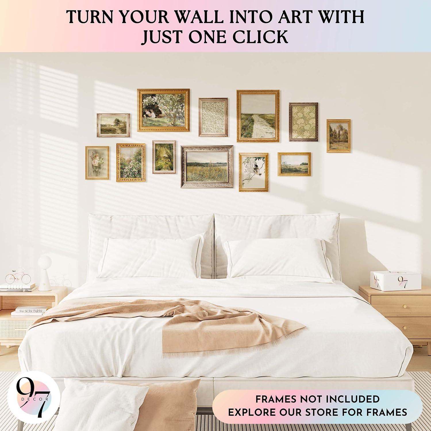 image97 Decor Vintage Wall Art Prints  Vintage Prints for Wall Decor Countryside Landscape Painting Spring Pictures Farmhouse Poster French Country Gallery Wall Art 8x10 UnframedFrench Country Landscape Gx8x10