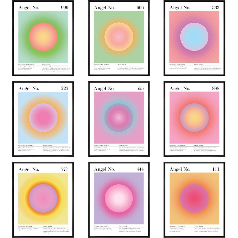 image97 Decor Cute Preppy Room Decor Aesthetic  40pcs Coastal Preppy Collage Kit Colorful Preppy Posters For Teen Girls Room Preppy Beach Room Decor Summer Travel Wall Art Prints Dorm Decorations 4x6Angel Number 9x8x10