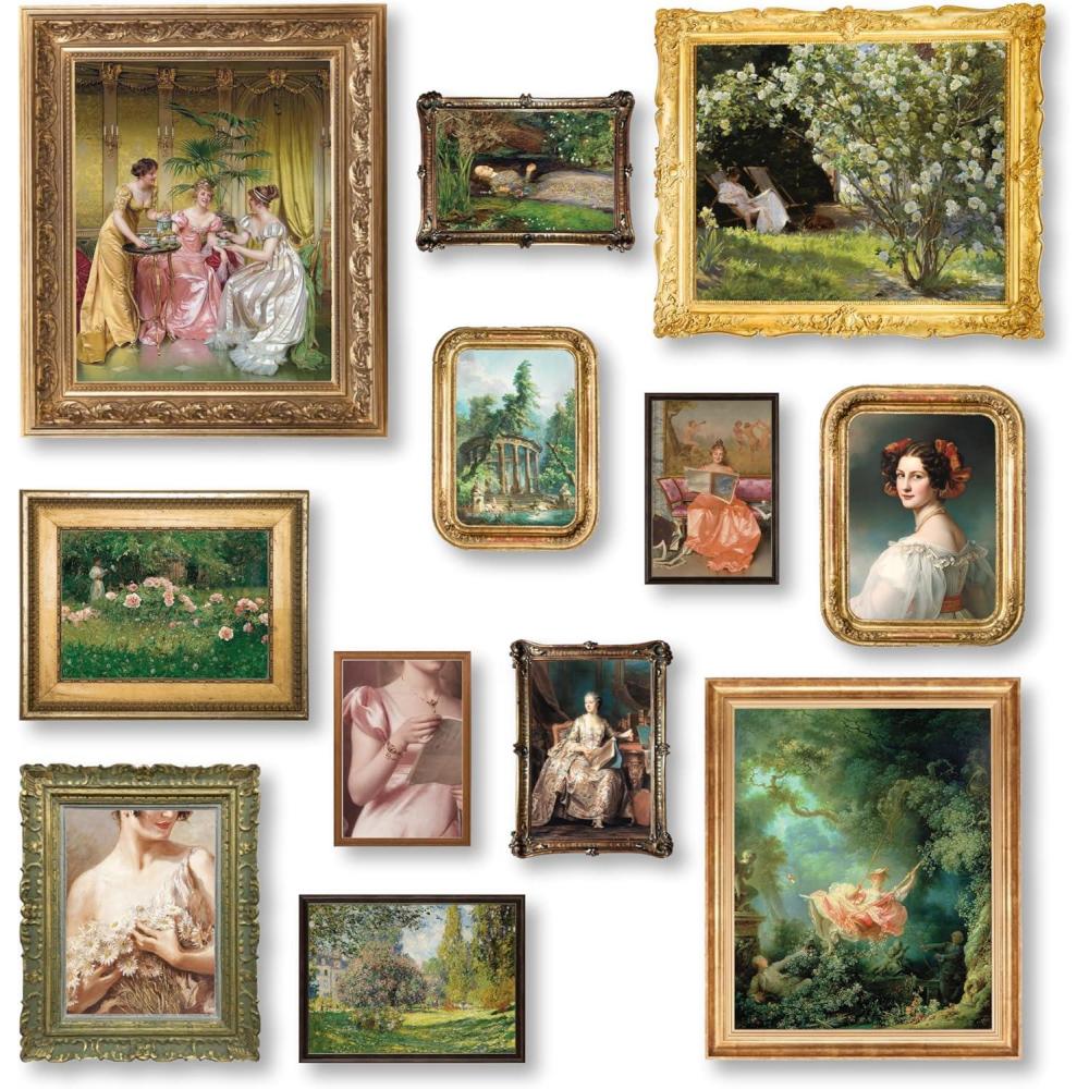 image97 Decor Victorian Wall Decor  40 Pcs Vintage Wall Art Vintage Art Prints Victorian Pictures Coquette French Paintings Antique Aesthetic Photo Collage For Home Bedroom Decorations 4x6Baroque Victorian Gx8x10