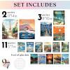 image97 DECOR Vintage Travel Decor Posters  World Travel Wall Art Prints Retro Popular Cities Photo Collage Kit Trendy City Landscape Aesthetic Pictures for Teen Dorm Bedroom Decorations 40 Pcs 4quotx6quotTravel Gx11x14