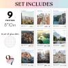 image97 DECOR Vintage Travel Decor Posters  World Travel Wall Art Prints Retro Popular Cities Photo Collage Kit Trendy City Landscape Aesthetic Pictures for Teen Dorm Bedroom Decorations 40 Pcs 4quotx6quotCities