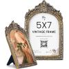 image97 Decor 4x6 Vintage Picture Frame  Ornate Gold Frame 4x6 Antique Photo Frames 4 x 6 Rustic Small Frames Retro Decorative Wall Hanging For HomeBaroque Arch