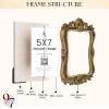image97 Decor 4x6 Vintage Picture Frame  Ornate Gold Frame 4x6 Antique Photo Frames 4 x 6 Rustic Small Frames Retro Decorative Wall Hanging For HomeRoyal Rectangle