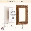image97 Decor 4x6 Vintage Picture Frame  Ornate Gold Frames 4 x 6 Antique Photo Frames 4 x 6 Rustic Small Frame Retro Decorative Wall Hanging For Home
