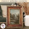 image97 Decor 4x6 Vintage Picture Frame  Ornate Gold Frames 4 x 6 Antique Photo Frames 4 x 6 Rustic Small Frame Retro Decorative Wall Hanging For Home