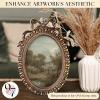 image97 Decor 5x7 Oval Picture Frame  Vintage 5x7 Picture Frame Gold Rustic 5 x 7 Gold Frames 5 By 7 Ornate Photo Frames For Tabletop And Wall HangingBow Oval