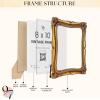 image97 Decor 5x7 Oval Picture Frame  Vintage 5x7 Picture Frame Gold Rustic 5 x 7 Gold Frames 5 By 7 Ornate Photo Frames For Tabletop And Wall HangingGolden Victorian