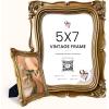 image97 Decor 5x7 Oval Picture Frame  Vintage 5x7 Picture Frame Gold Rustic 5 x 7 Gold Frames 5 By 7 Ornate Photo Frames For Tabletop And Wall HangingGolden Victorian