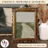 image97 Decor 5x7 Oval Picture Frame  Vintage 5x7 Picture Frame Gold Rustic 5 x 7 Gold Frames 5 By 7 Ornate Photo Frames For Tabletop And Wall HangingRoyal Rectangle