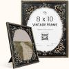 image97 Decor 5x7 Vintage Picture Frame  5x7 Picture Frames Antique Ornate Gold Frame 5 x 7 Small 5 x 7 Picture Frames Wall Hanging For Home DecorBlack Victorian
