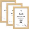 image97 Decor Beige 5x7 Picture Frame  Plexiglass Wall Hanging Wood Frame 1 PackBeige