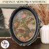 image97 Decor Black And Gold Vintage Picture Frames 4x6  Bow 4x6 Oval Frame Antique Frames 4 X 6 With Glass Front For Tabletop Photo Display And Wall Hanging Antique Wall DecorBlack