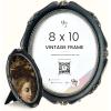 image97 Decor Black And Gold Vintage Picture Frames 4x6  Bow 4x6 Oval Frame Antique Frames 4 X 6 With Glass Front For Tabletop Photo Display And Wall Hanging Antique Wall DecorBlack