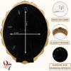 image97 Decor Black And Gold Vintage Picture Frames 4x6  Vintage Oval Picture Frame 4x6 Elegant 4 X 6 Antique Frame With Glass Front For Photo Display Tabletop And Wall MountingOrnate Oval