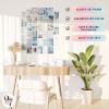 image97 Decor Coastal Wall Art  40 Pcs Blue Ocean Art Prints Beachy Collage Summer Pictures Beach Wall Decor For Bedroom Dorm 4x6Coastal